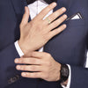 1.48CT Princess Baguette Cut Men's Band Ring