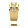 Square 1.19CT Solitary Diamond Men's Ring