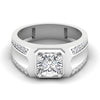 1.67CT Brilliant Diamond Men's Ring