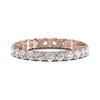 2.02CT Stackable Round Natural Diamond Band Ring