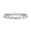 1.23CT Attractive Baguette Cut Eternity Band