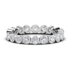 Unique 1.32CT Round Diamond Anniversary Gift Eternity Band