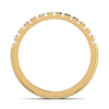 0.50CT Delicate Round Diamond Half Eternity Ring