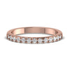 0.50CT Delicate Round Diamond Half Eternity Ring