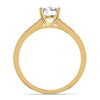 1.28CT Delightful Halo Engagement Solitaire Ring