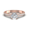 1.28CT Delightful Halo Engagement Solitaire Ring