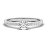 0.74CT Delicate Cluster Natural Diamond Ring