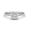 Glint Halo Diamond 0.41CT Attractive Classic Ring