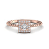 Glint Halo Diamond 0.41CT Attractive Classic Ring