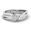 0.62CT Beautiful Twisted Design Engagement Ring