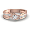 0.62CT Beautiful Twisted Design Engagement Ring