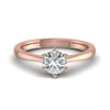 Single Stone Solitaire 1CT Real Diamond Ring