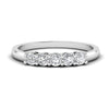 0.49CT Five Stone Round Diamond Ring