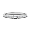 0.45CT Baguette Round Diamond Ring