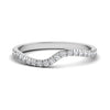 0.31CT Stunning Diamond Curved Ring