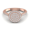 Round Diamond 0.65CT Glamorous Engagement Ring