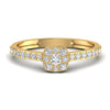 0.56CT Real Diamond Solitaire Fine Jewelry Ring