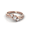 Diamond 0.58 CT Designer Engagement Ring